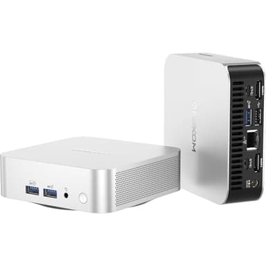 GEEKOM A8 Mini PC,AMD Ryzen 9 8945HS (8 Core 16 Thread, fino a 5.2GHz), 32GB DDR5 5600MHz RAM e 2TB PCIe 4.0 SSD, Mini PC Windows 11 Pro, AMD Radeon 780M/WiFi 6E/BT5.2/USB4/8K