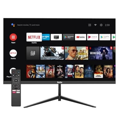 TuTu Smart Monitor 25 Pollici Android OS, 1080P FHD, Wi-Fi, Bluetooth, HDMI, USB