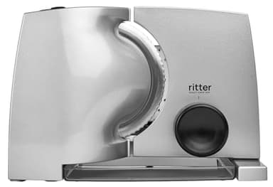 Ritter Compact 1 Affettatrice Elettrica con Motore Eco, 65 W, Metallico, Griggio