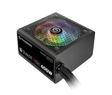 Thermaltake Smart RGB Alimentatore da 600 W, 15 x 14,6 x 8,5 cm, Nero