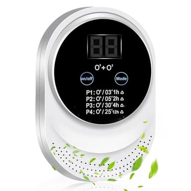 Purificatore d'aria, anallergico, generatore di ozono, neutralizzatore di odori per ambienti, purificatore d'aria, sterilizzatore, purificatore d'aria Lonizer contro muffa, polvere, peli di animali,