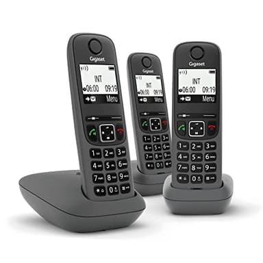 Gigaset cordless trio AS490 | Nero