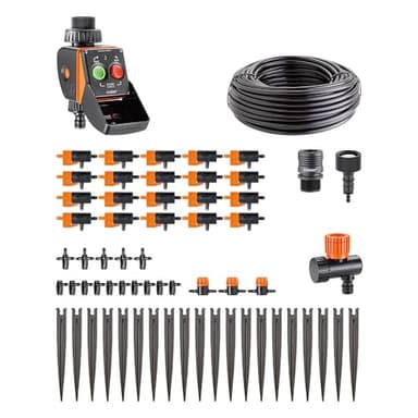 Claber Timer Kit 20 Pratico, impianto di irrigazione automatico a goccia
