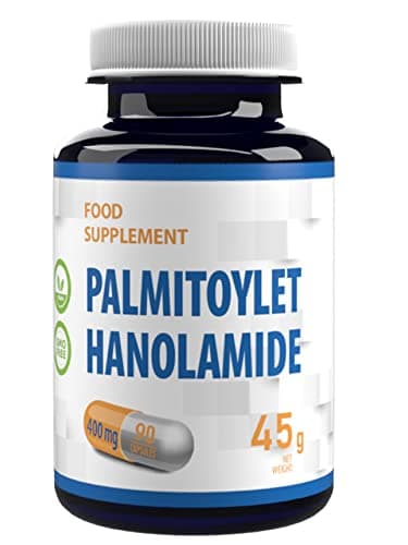 Palmitoylethanolamide PEA 400mg 90 capsule vegane, Potente Antinfiammatorio e Antidolorifico, certificato di analisi di AGROLAB Germania
