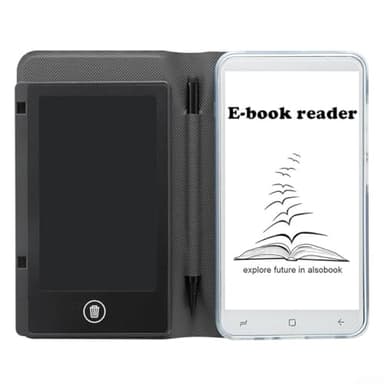 Feeshoppher Lettore di e-book da 5 pollici Lettore di e-book portatile Lettori di e-book digitali Libreria digitale Audiolibro con touchscreen Esperienza di scrittura personalizzata personalizzata 8
