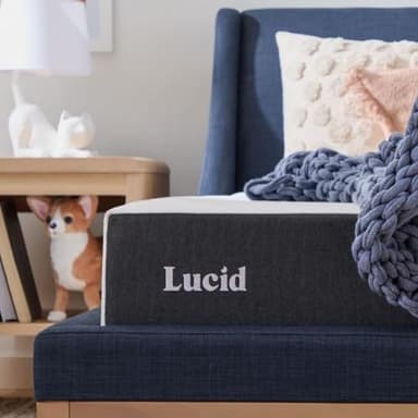 LUCID Materasso in memory foam - Alto 20 cm - Morbido - Con gel rinfrescante e carbone di bambù - Singolo 80 x 190 cm