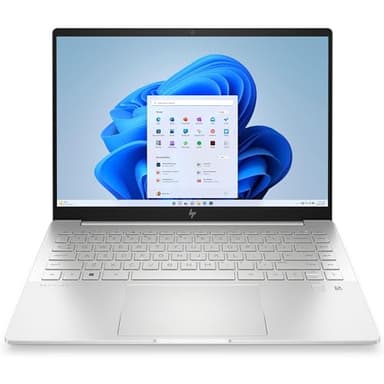 HP Pavilion Plus 14-eh1000sl, Intel Core i7-13700H, RAM 16GB, SSD 512GB, Intel Iris Xe Integrata, Schermo da 14” OLED risoluzione 2,8K a 90Hz, Wi-Fi, Webcam 5MP, Windows 11, Metallo, Argento