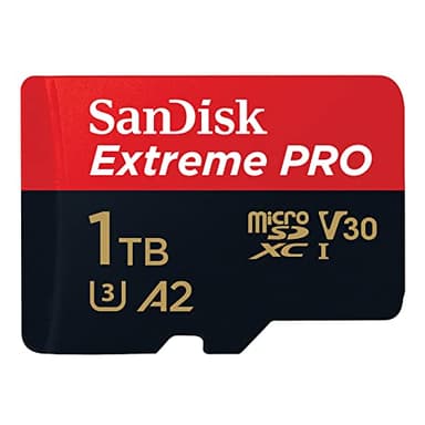 SanDisk 1TB Extreme PRO scheda microSDXC + adattatore SD + RescuePro Deluxe, fino a 200 MB/s, con prestazioni app A2 UHS-I Class 10 U3 V30