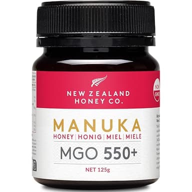New Zealand Honey Co. Miele di Manuka MGO 550+ | Attivo e lordo | Prodotto in Nuova Zelanda | 125g