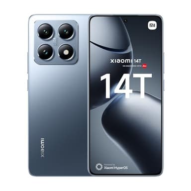 Xiaomi 14T (Smartphone) Display da 6.67'' AI, MTK 8300-Ultra, Leica Summilux, AISP, Supporta HyperCharge 67W, 3.35GHz, 12GB+256GB, Titan Blue
