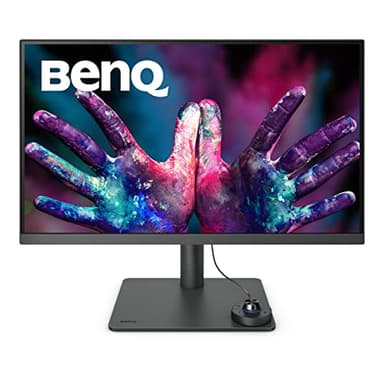 BenQ PD2705U Designer Monitor (tecnologia AQCOLOR, 27 pollici, 4K UHD, IPS, P3 Wide Color, ricarica USB-C, DP / HDMI, KVM, altezza regolabile) Compatibile con MacBook