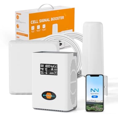ANYCALL Amplificatore Segnale Cellulare 5G 4G LTE 3G GSM Ripetitore per Casa sulla Banda 1, 3, 7 e 8 per TIM Wind Tre Vodafone e altro con Antenna Omnidirezionale