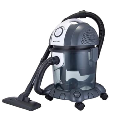 ECO-DE Aspirapolvere Aspiratore solidi-liquidi Wet & Dry 1500 W Filtro HEPA Lavabile e filtro ad acqua, con funzione soffiatore blower e regolatore di potenza