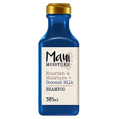 Maui Moisture Shampoo Nourish & Moisture + Coconut Milk, Shampoo idratante per capelli secchi e crespi, Shampoo naturale e vegano con latte di cocco, Shampoo senza solfati, siliconi o parabeni, 385 ml