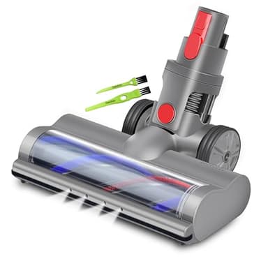 Italdos Spazzola Motorizzata Elettrica Turbo compatibile per Dyson V7 V8 V10 V11 V15 con Rullo Setole per Tappeto Pavimento Parquet Piastrelle con Luce LED