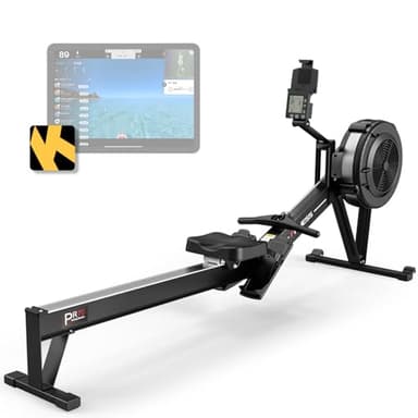 PASYOU PR70 Vogatore Professionale per Casa con Bluetooth e Kinomap, Vogatore di Livello Commerciale per uso Domestico con LCD Display Intelligente, Capacità di Peso150 KG