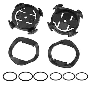 BouGPeng 2 Pezzi Supporto per Computer da Bici per Garmin GPS Supporto Manubrio per Cronometro da Bicicletta MTB Compatibile con Garmin Edge 130 200 500 510 520 530 800 810 1000 iGPSPORT iGS50 iGS618