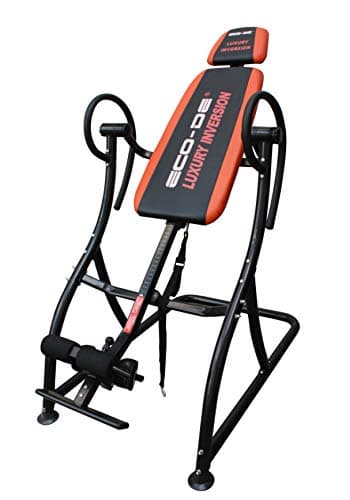 ECODE LUXURY INVERSION Panca a Inversione Gravitazionale Riduce il Mal di Schiena trainer di gravità pieghevole, tavolo d'inversione con 6 angoli d'inversione, per alleviare la colonna vertebrale, peso utente fino a 130 kg, sicurezza testata