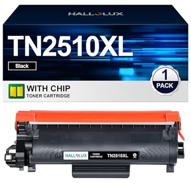HALLOLUX TN2510XL TN2510 Toner, 3000 Pagine, Compatibili per Brother TN-2510 TN-2510XL per MFC-L2800DW HL-L2400DWE MFC-L2835DW HL-L2445DW MFC-L2860DWE MFC-L2827DW DCP-L2665DW DCP-L2660DW (1 Nero)