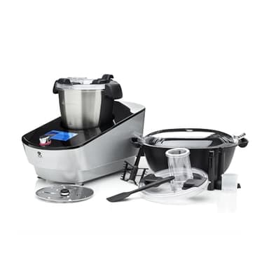 MasterPRO BY CARLO CRACCO - Robot da cucina 1000W 3.5L - 12 programmi - LED Touch Control - Multifunzione con accessori completi - Funzione vapore inclusa