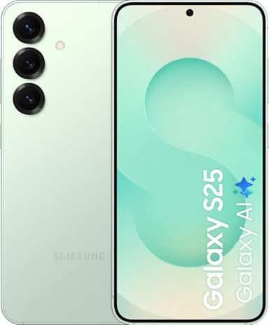 Smartphone SAMSUNG Galaxy S25 AI 128GB Verde acqua