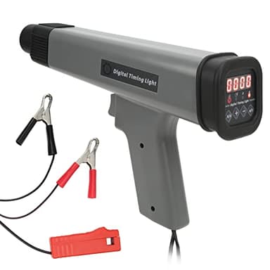 Luce di Fasatura, 12V Pistola Stroboscopica Digitale Luce di Temporizzazione del Motore Digitale Luce Stroboscopica Accensione per Auto, Moto, Berline, Aerei, Imbarcazioni Marine