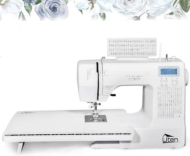 Uten Macchina da Cucire Overlock 200 Pedale Macchina per Cucire Professionale, Con versione estesa