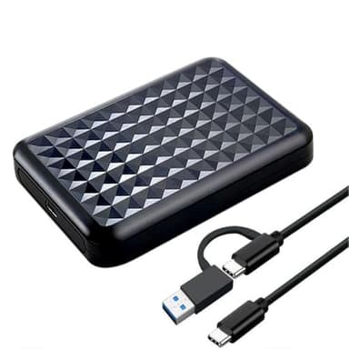 ModusTech Hard Disk Esterno – Portatile USB 3.0/Type-C ad Alta Velocità – Compatibile con Windows Mac Laptop PC Desktop PS4/5 Xbox (500, GB)