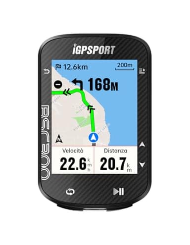 iGPSPORT BSC300 Ciclocomputer GPS 2.4" Contachilometri Schermo LCD a Colori Tachimetro Bici con Mappe Offline e Pianificazione Dinamica delle Strade Batteria da 20 ore,Supporta BLE5.0/Ant+, IPX7