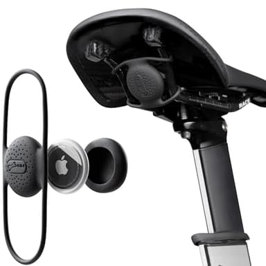 BONE AirTag Supporto per bicicletta nascosto sulla sella per bicicletta, cinghia per bicicletta, compatibile con Airtags, antifurto AirTag GPS Tracker, cinghia per mountain bike, bici da corsa AirTag