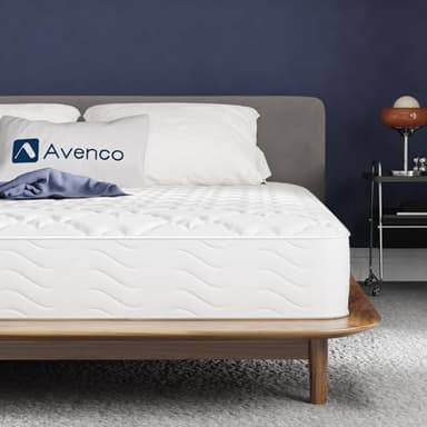 Avenco Materasso 90x190，Materasso Singolo Molle Insacchettate a 3 zone Supporto Personalizzato, Isolamento del Movimento, Nessun Rumore per Migliorare la Qualità del Sonno