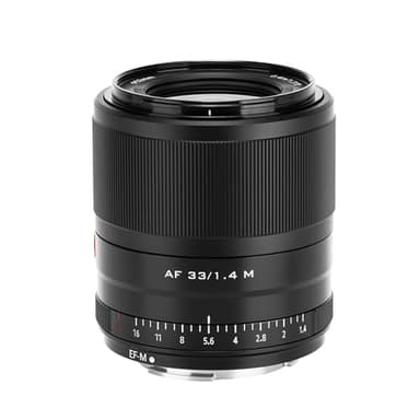 VILTROX Obiettivo 33 mm f/1.4 F1.4 M STM autofocus APS-C Prime compatibile con fotocamere mirrorless Canon EF-M EOS M3 M5 M50 M50II M6 M6II M10 M100 M200