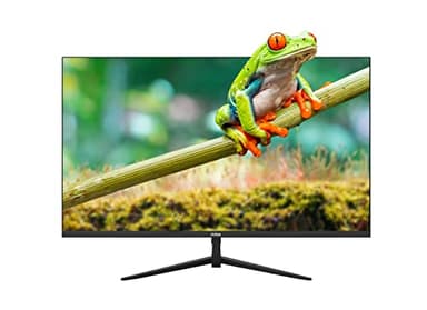 Nilox NXM32FHD02 Monitor 32 Pollici Full HD, Monitor da Computer Frameless con Frequenza 75Hz e Tempo di Risposta 1ms, Display IPS, Schermo PC con HDMI-VGA-DP e Supporto VESA75