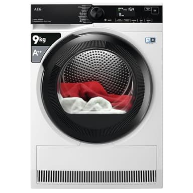 AEG Serie 9000 Asciugatrice 9 Kg, TR9H92AB, Classe A++, Absolutecare Plus, Tecnologia 3D Scan, Pompa di Calore, 850x596x638 mm, Bianco