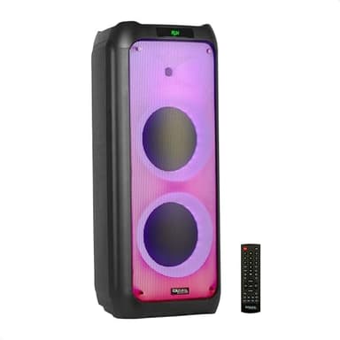 Ibiza - WAVE10 - Sistema di altoparlanti 800W/2x10" con Bluetooth, USB e microSD - effetto WAVE LED e connessione wireless TWS - Nero