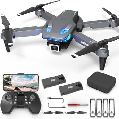 Wipkviey T28 Drone con Telecamera 1080P HD-Droni Professionale per Bambini e Principianti, Con Video WiFi Live Quadcopter RC con 2 Batterie 26 Mins, Giocattolo per Ragazze e Ragazzi