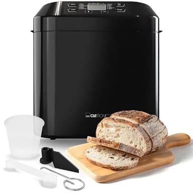 Macchina per il pane Clatronic® | preparazione automatica e funzione di mantenimento in caldo | macchina da forno con timer | facile da usare tramite display | 12 programmi di cottura | BBA 3774