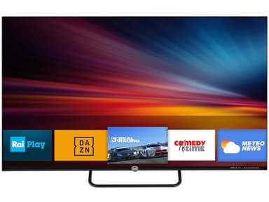 Trevi LTV 3210 SMART Smart TV Android 32" HD con Decoder Digitale Terrestre e Satellitare Integrati, Schermo LED LCD Frameless, USB, HDMI, Standard VESA 100 x 100
