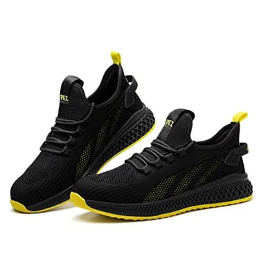 SPIEZ Scarpe Antinfortunistiche Unisex, Leggero Scarpe da Lavoro Antiforatura per Uomo e Donna, Comode Sneakers alla Moda da Lavoro e da Indossare Quotidiana, 45 EU