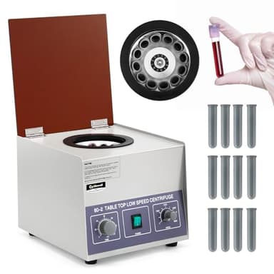 CGOLDENWALL Centrifuga Elettrica da Laboratorio 20ml*12 Capacità 2325xg Forza Centrifuga Relativa Massima 4000 giri/min Velocità Massima Timer 0-120 Minuti
