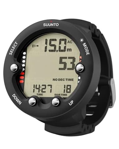 SUUNTO Dive Zoop Novo Orologio Subacqueo Digitale con Ampio Display Retroilluminato, Impermeabile 80 M, Computer Subacquei con Funzioni di Allarme, Meteo, 1,5 Anni di Durata in modalità Scuba