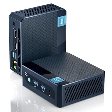 Fodenntech Mini PC F10, Alder Lake-N95(Up to 3.4GHz),16GB RAM DDR4 512GB SSD Mini Computer,Small Desktop Computers Dual HDMI Support 4K /WiFi /BT4.2 Micro PC Office Home Server