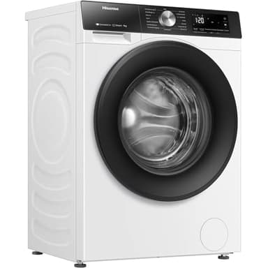 Hisense WF3S9043BW3, Lavatrice, 9 kg, Classe A-30%/D, 1400 Giri/min, Larghezza 60 cm, 14 programmi, Bianco