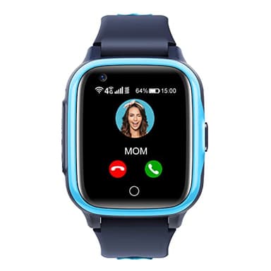 Smartwatch Bambini GPS 4G con WiFi Videochiamata SOS Camera Impermeabile Messaggio Sveglia Cronometro Modalità Classe Lettore Musicale Notifica Vibrazione Regalo per Ragazzi e Ragazze