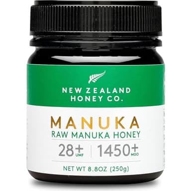 New Zealand Honey Co. Miele di Manuka MGO 1450+ / UMF 28+ | Attivo e lordo | Prodotto in Nuova Zelanda | 250g