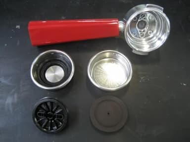 Kit braccetto portafiltro per macchina da caffè Ariete 1388 2 filtri Rosso