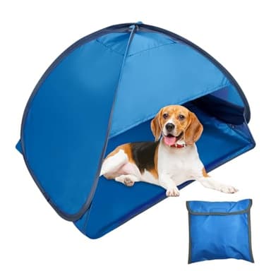 LUFEIS Tenda da Spiaggia per Cani, Piccoli Animali Domestici Tenda da Spiaggia, Tenda Mare Pop Up Portatile, Tenda per Poggiatesta, Mini Tenda Parasole da Spiaggia, per Gatti e Cuccioli
