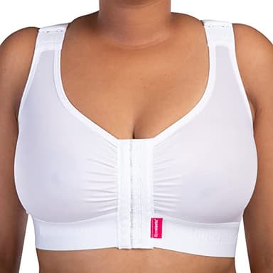 LIPOELASTIC® PI Extra- Reggiseno compressivo Post-operatorio (Bianco, S)