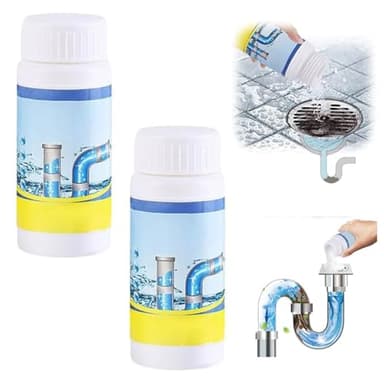Disgorgante Professionale Per Scarichi, 2 Pcs Disgorgante Per Tubi E Scarichi Della Cucina, Disgorgante Antiodore Per Scarichi, Per Tubi E Scarichi WC Bagno, Cucina, Doccia E Vasca