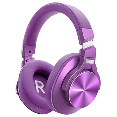 Srhythm NC75 Pro ANC Cuffie Wireless Bluetooth 5.3 Cancellazione Attiva del Rumore,Over Ear con Microfono Stereo Hi-Fi,Carica Rapida, 40 ore di Lavoro,per iPhone, Android, PC (Ricondizionato)